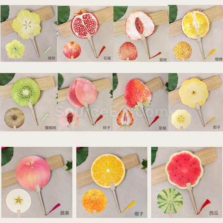 Customization Summer Best-selling Fruit Fan Promotional Products