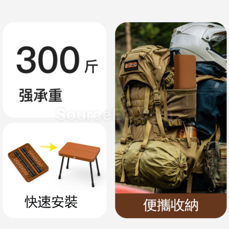 Customization Aluminum Alloy Portable Storage Folding Stool Promotional Products