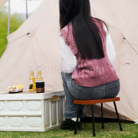 Customization Aluminum Alloy Portable Storage Folding Stool Promotional Products