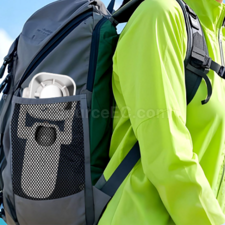 Customization Handheld digital display fan with flashlight Promotional Products
