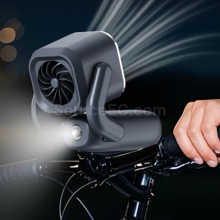 Customization Handheld digital display fan with flashlight Promotional Products