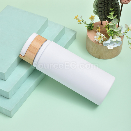 Customization Stainless Steel Bamboo Lid Handle Thermos Cup Promotional Products