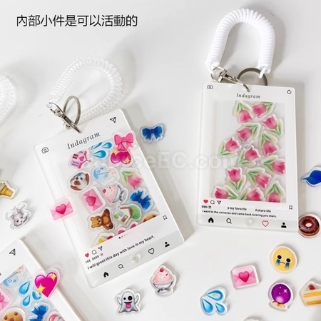 Customization Customized Acrylic Shake Photo Frame Key Pendant Promotional Products