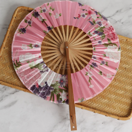 Customization Windmill folding long - handled fan Promotional Products