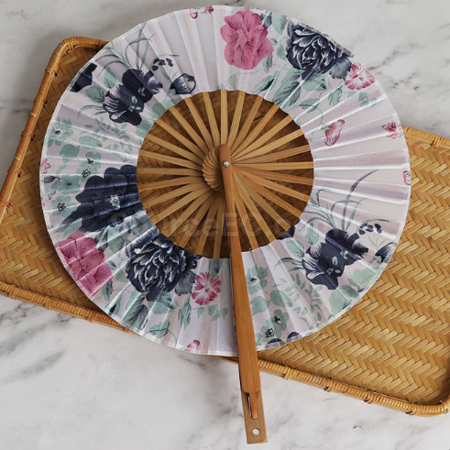 Customization Windmill folding long - handled fan Promotional Products