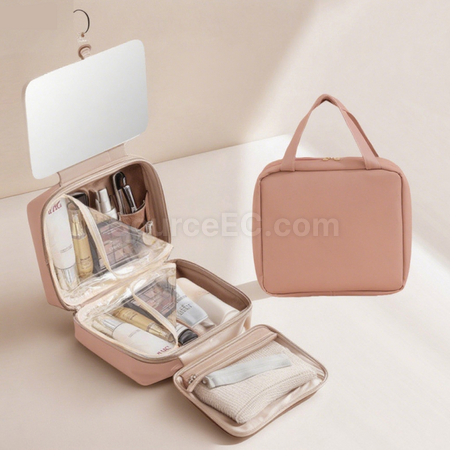 Customization Large-Capacity Makeup Bag With Mirror Promotional Products