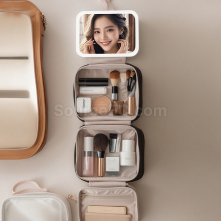 Customization Large-Capacity Makeup Bag With Mirror Promotional Products