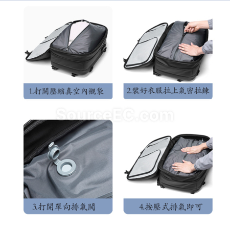Customization Expandable Wet And Dry Separation Anti-Theft Computer Backpack Promotional Products