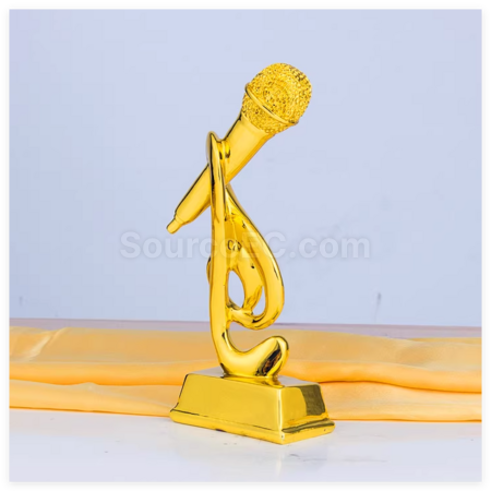 Customization Metal Microphone Trophy Promotional Products