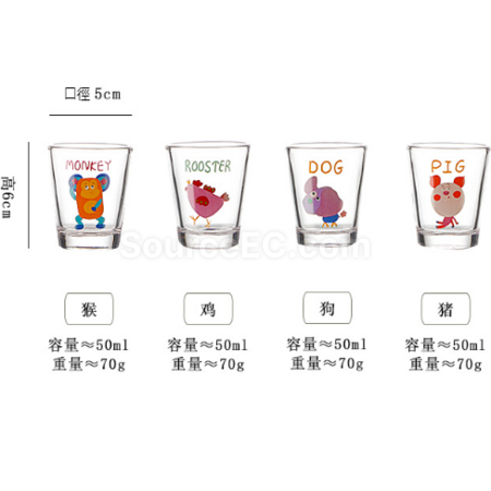 Customization Twelve Chinese zodiac spirit cups (can be made into gift boxes) Promotional Products