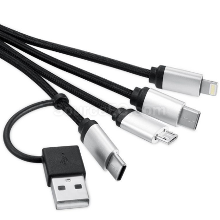 Customization Triple - in - one data cable Promotional Products