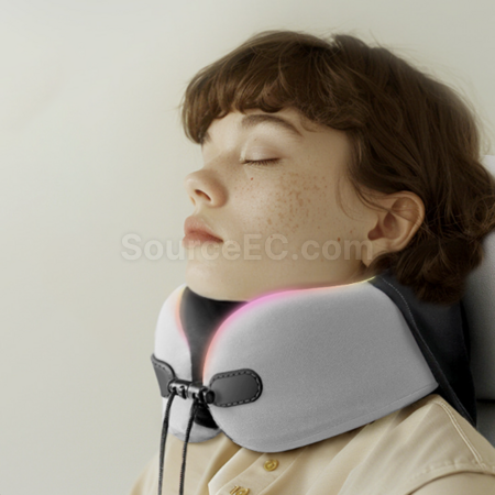 Customization U-shaped hooded memory foam neck pillow Promotional Products