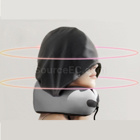 Customization U-shaped hooded memory foam neck pillow Promotional Products