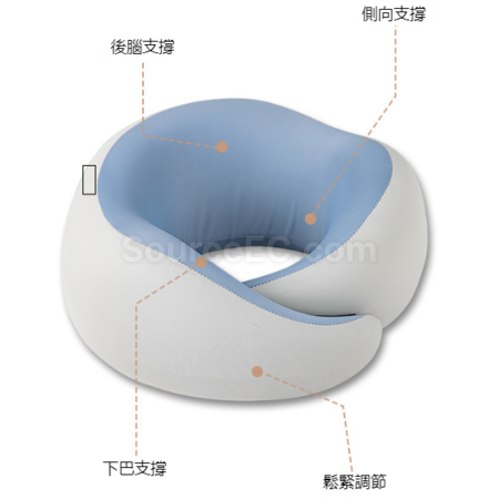 Customization U-shaped ice silk memory foam neck pillow Promotional Products