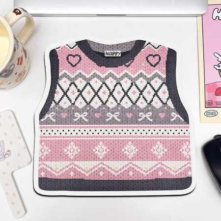 Customization Diatom Mud Cute Sweater Mouse Pad Promotional Products
