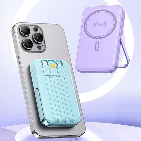 Customization 3C Certified Magnetic Wireless Power Bank Promotional Products