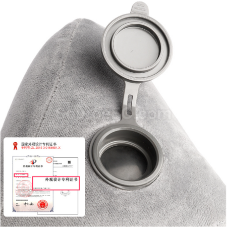 Customization U-shaped inflatable H-hooded neck pillow Promotional Products