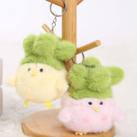 Customization Garlic bird plush doll pendant keychain Promotional Products