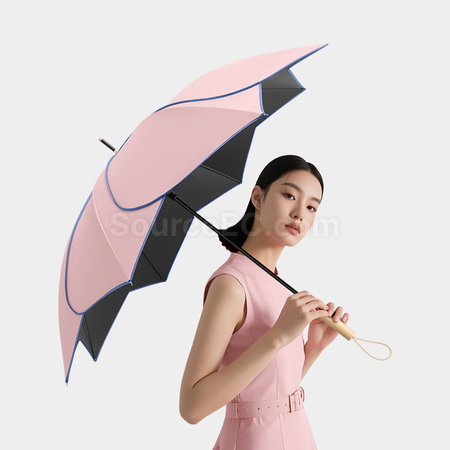 Customization Creative Flower Straight Umbrella Promotional Products