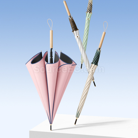 Customization Creative Flower Straight Umbrella Promotional Products