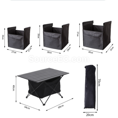 Customization Portable Aluminum Folding Table with Storage Bag Promotional Products