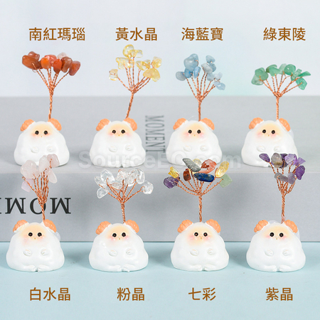 Customization Crystal Tree with Chinese Zodiac Base Promotional Products