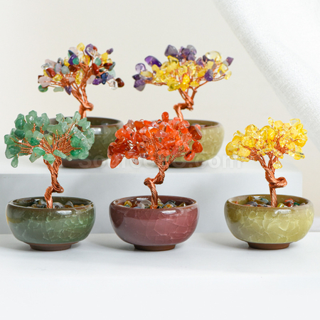 Customization Bonsai Crystal Tree Promotional Products