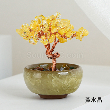 Customization Bonsai Crystal Tree Promotional Products
