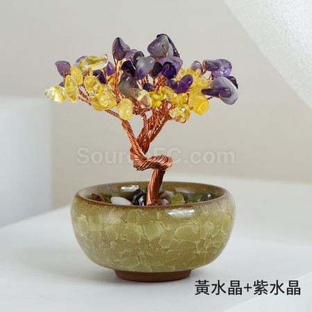 Customization Bonsai Crystal Tree Promotional Products