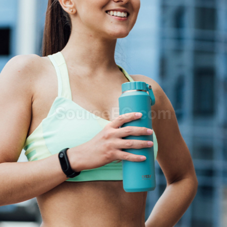 Customization High-Value Easy-Pull Design Large-Capacity Handle Sports Water Bottle Promotional Products