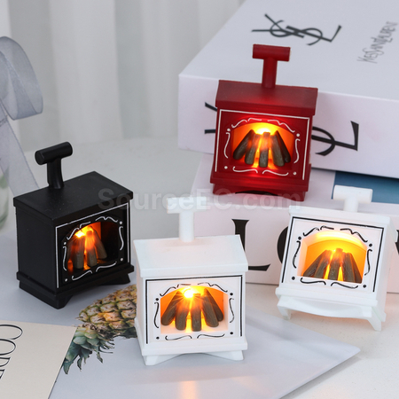 Customization Small Fireplace Mini Candle Light Promotional Products