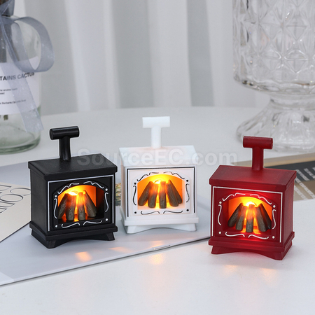 Customization Small Fireplace Mini Candle Light Promotional Products