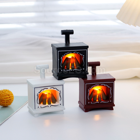 Customization Small Fireplace Mini Candle Light Promotional Products