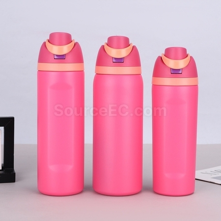 Customization 304 Stainless Steel Bounce Double Drink Large Capacity Portable Thermos Cup Promotional Products