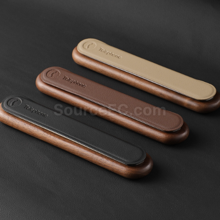 Customization Black walnut wood temporary parking number plate Promotional Products