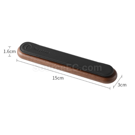 Customization Black walnut wood temporary parking number plate Promotional Products
