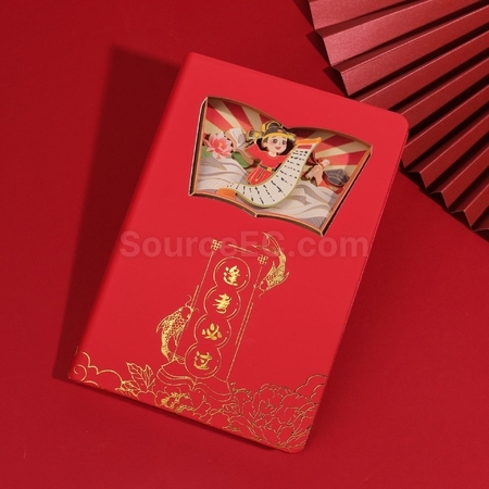 Customization Customizable Creative 3D Hollow Paper Sculpture Notebook Promotional Products