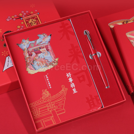 Customization Customizable Creative 3D Hollow Paper Sculpture Notebook Promotional Products