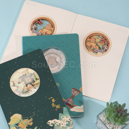 Customization Customizable Creative 3D Hollow Paper Sculpture Notebook Promotional Products