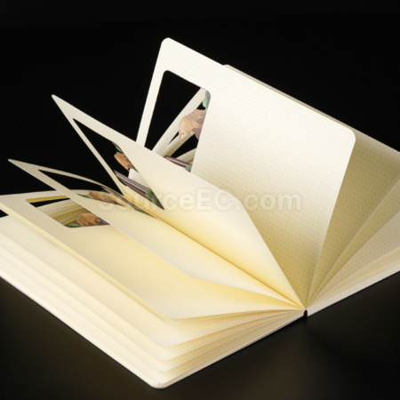 Customization Customizable Creative 3D Hollow Paper Sculpture Notebook Promotional Products