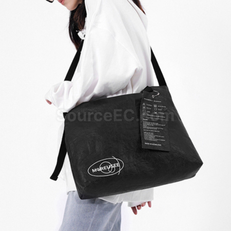 Customization Customized Large Capacity Waterproof Shoulder Crossbody DuPont Paper Eco-Friendly Bag Promotional Products