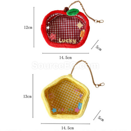 Customization Cartoon transparent dust-proof storage bag for dolls Promotional Products