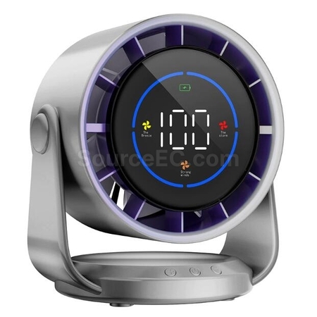 Customization Desktop Shaking Digital Display Fan Promotional Products