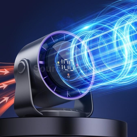 Customization Desktop Shaking Digital Display Fan Promotional Products