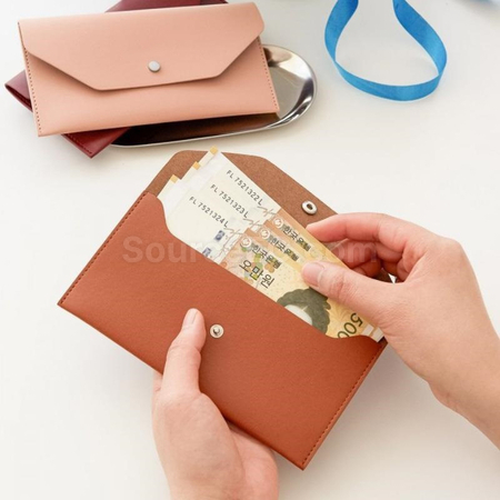 Customization PU Leather Multifunctional Envelope Wallet Promotional Products