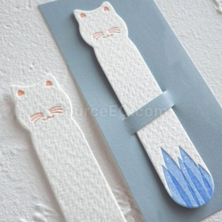 Customization DIY Cotton Paper Bookmark Promotional Products