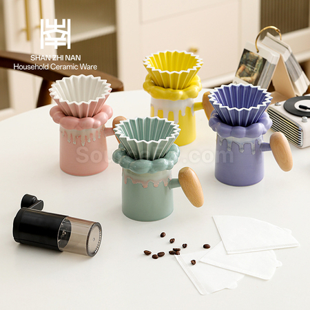 Customization Hand Grinding Coffee Maker Coffee Maker Pour-over Business Gift Set Promotional Products