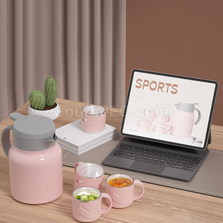 Customization Business Vacuum Stainless Steel Kettle Cup Gift Set Promotional Products