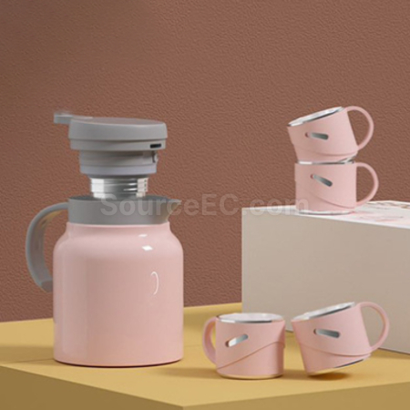 Customization Business Vacuum Stainless Steel Kettle Cup Gift Set Promotional Products