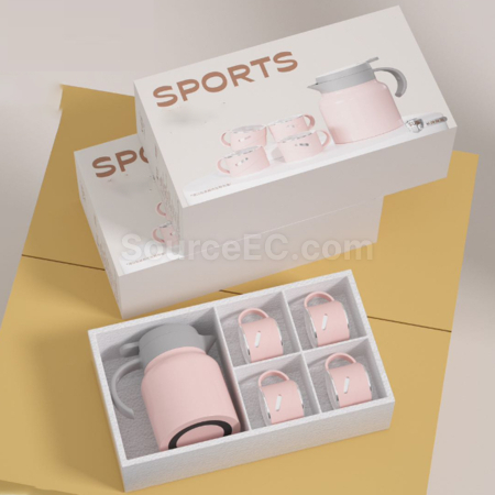Customization Business Vacuum Stainless Steel Kettle Cup Gift Set Promotional Products